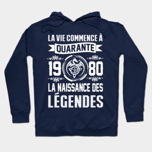 1980 LA NAISSANCE DES LÉGENDES Hoodie